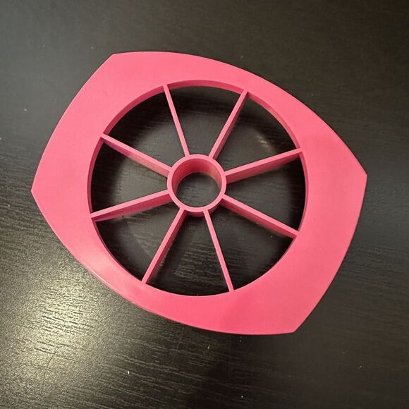 Tupperware Apple Corer Slicer Perfect Wedges Pink Kitchen Gadget USA - Picture 1 of 4